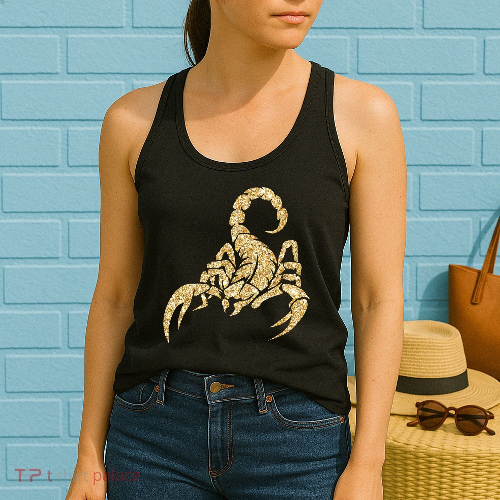 Sparkly Scorpion  Women's Tank Top