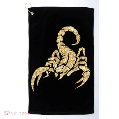 Sparkly Scorpion  Golf Towel