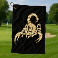Sparkly Scorpion  Golf Towel thumb 1