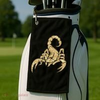 Sparkly Scorpion  Golf Towel thumb 2