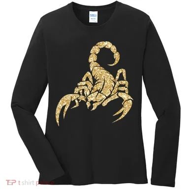 Sparkly Scorpion  Women's Long Sleeve Shirt