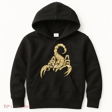 Sparkly Scorpion Kids Hoodie