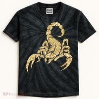 Sparkly Scorpion  Kids Tie-Dye T-Shirt thumb 0