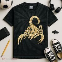 Sparkly Scorpion  Kids Tie-Dye T-Shirt thumb 2