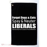 Spay & Neuter Liberals  Golf Towel thumb 0