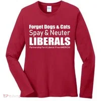 Spay & Neuter Liberals  Women's Long Sleeve Shirt thumb 0