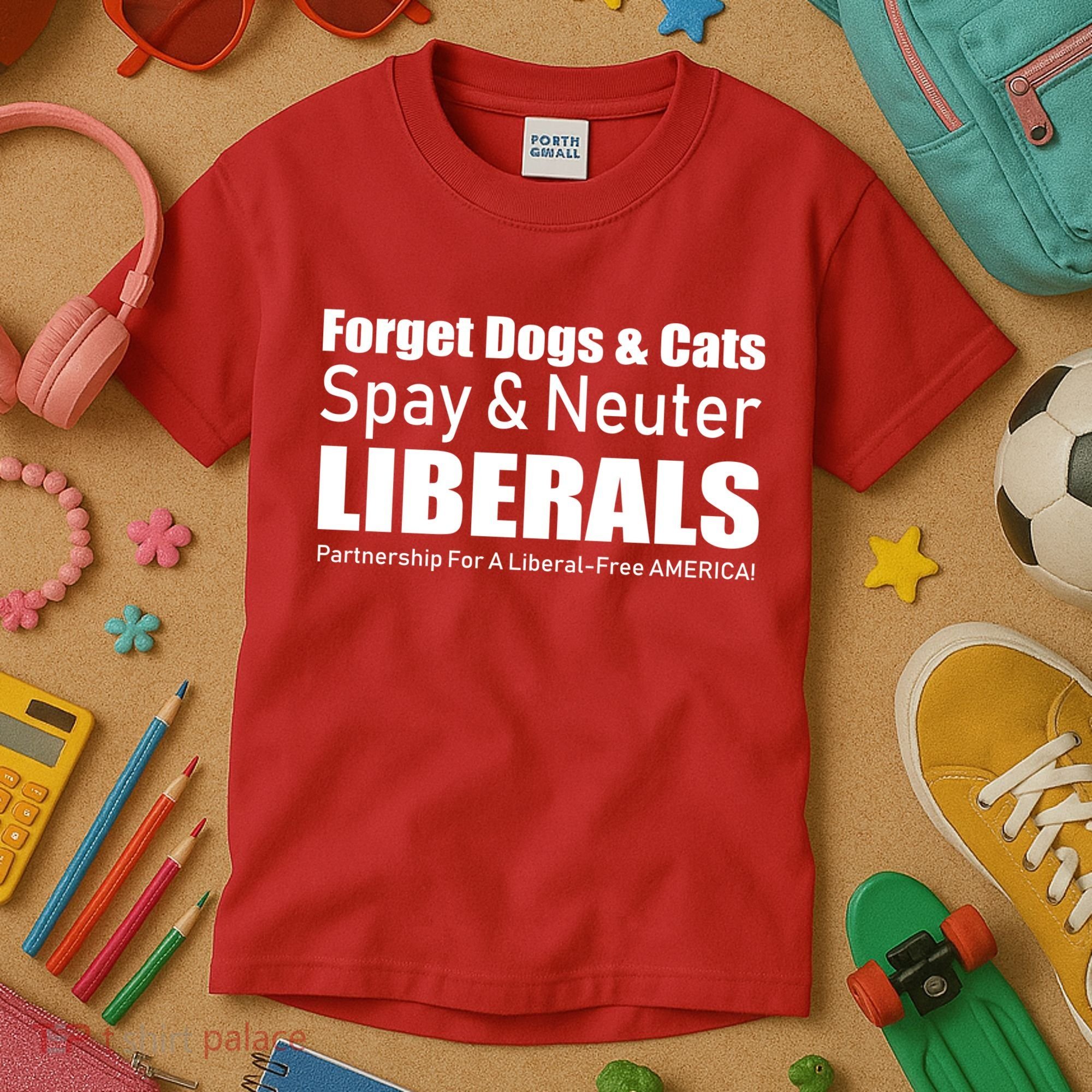 Spay & Neuter Liberals  Kids T-Shirt