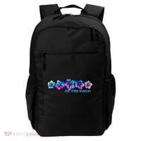 St Pete Beach Fl Tropical Flower Giftgiftvacation Beach Gift Backpack thumb 0