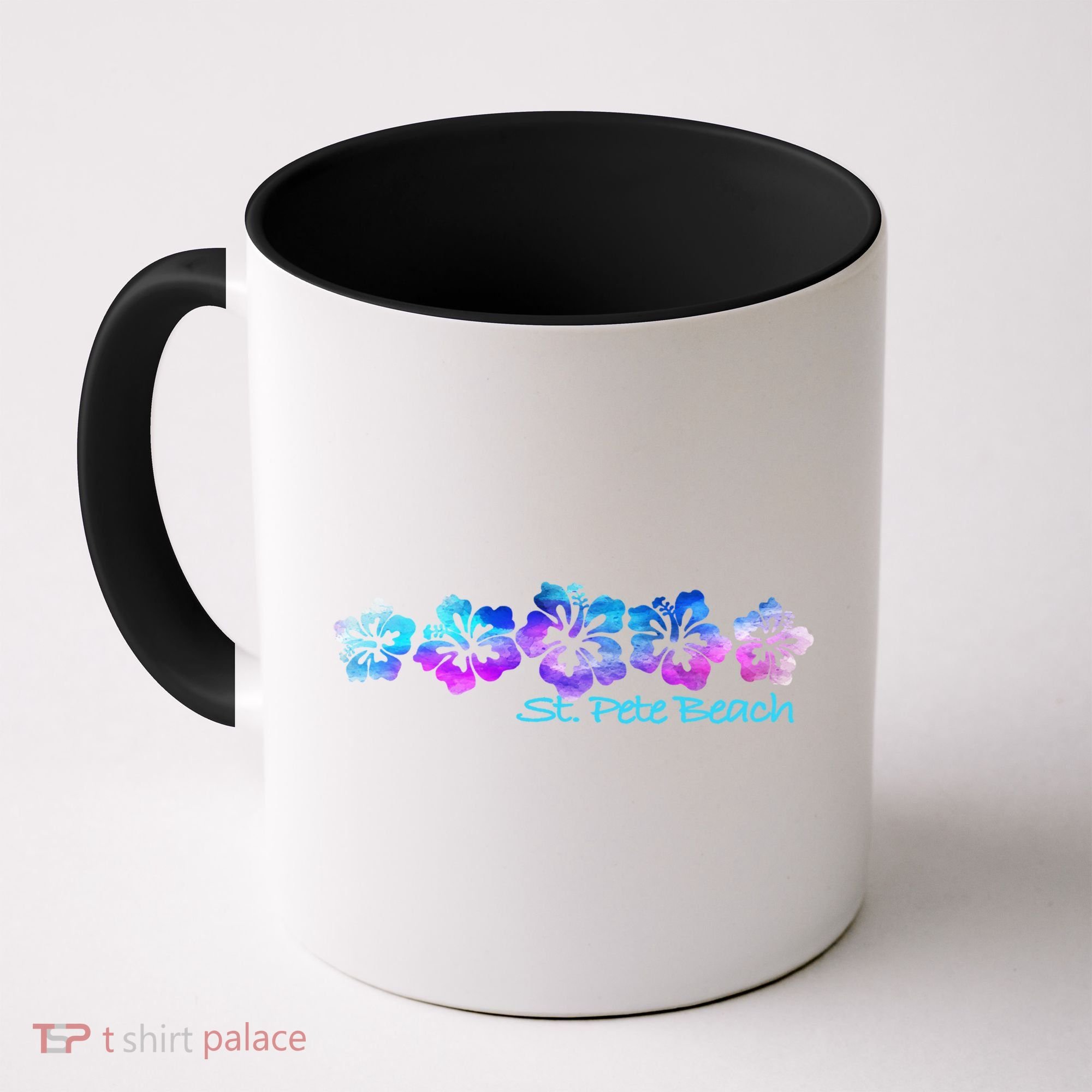 St Pete Beach Fl Tropical Flower Giftgiftvacation Beach Gift Coffee Mug