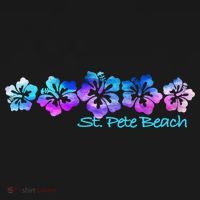 St Pete Beach Fl Tropical Flower Giftgiftvacation Beach Gift Ornament thumb 1