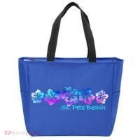 St Pete Beach Fl Tropical Flower Giftgiftvacation Beach Gift Tote Bag thumb 0