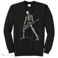 Skeleton Playing Bass For Bassist And Bass Guitar Players Sweatshirt thumb 0