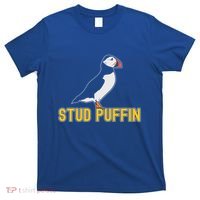 Stud Puffin Birthday Seabird Muffin Arctic Style Animals Cute Gift T-Shirt thumb 0