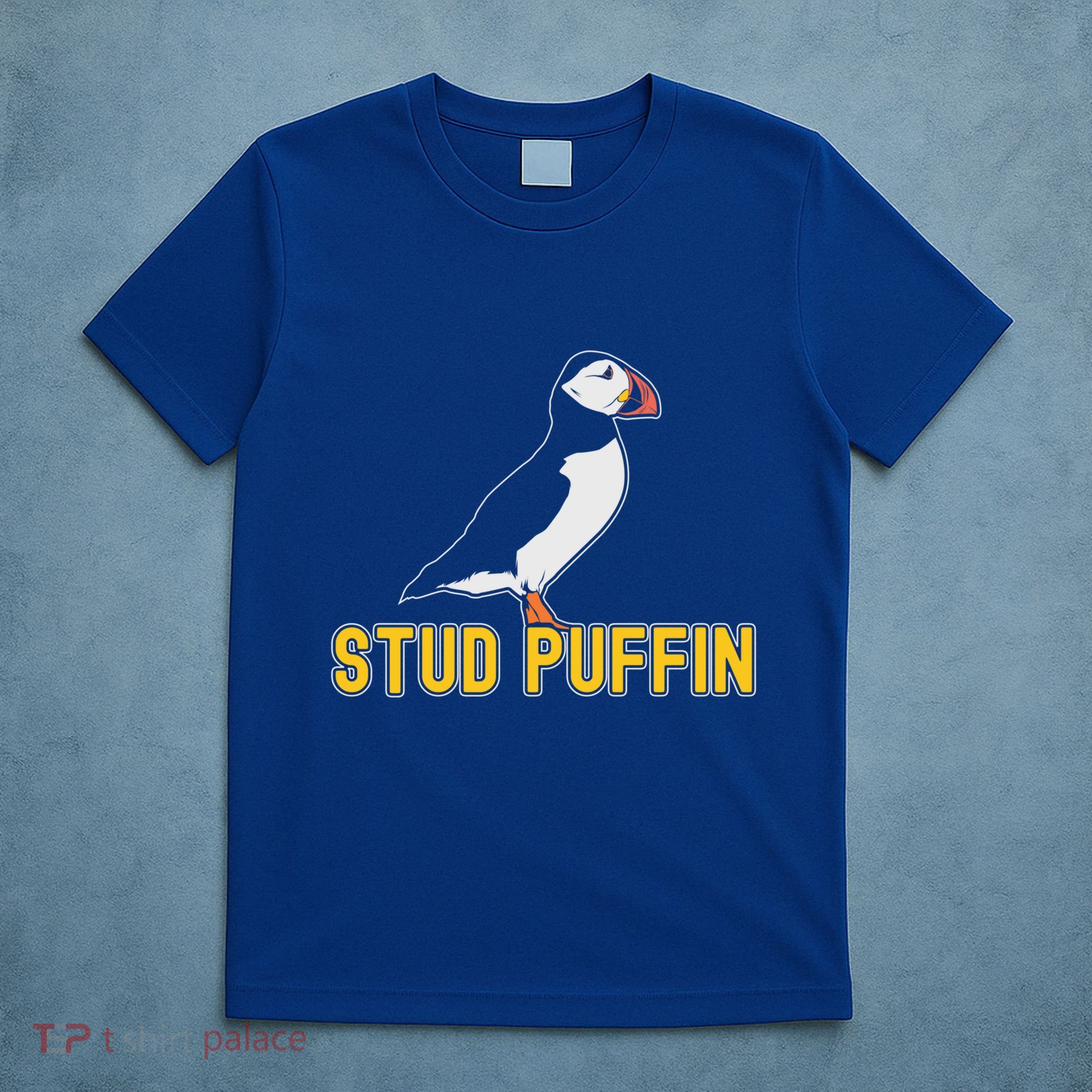 Stud Puffin Birthday Seabird Muffin Arctic Style Animals Cute Gift T-Shirt