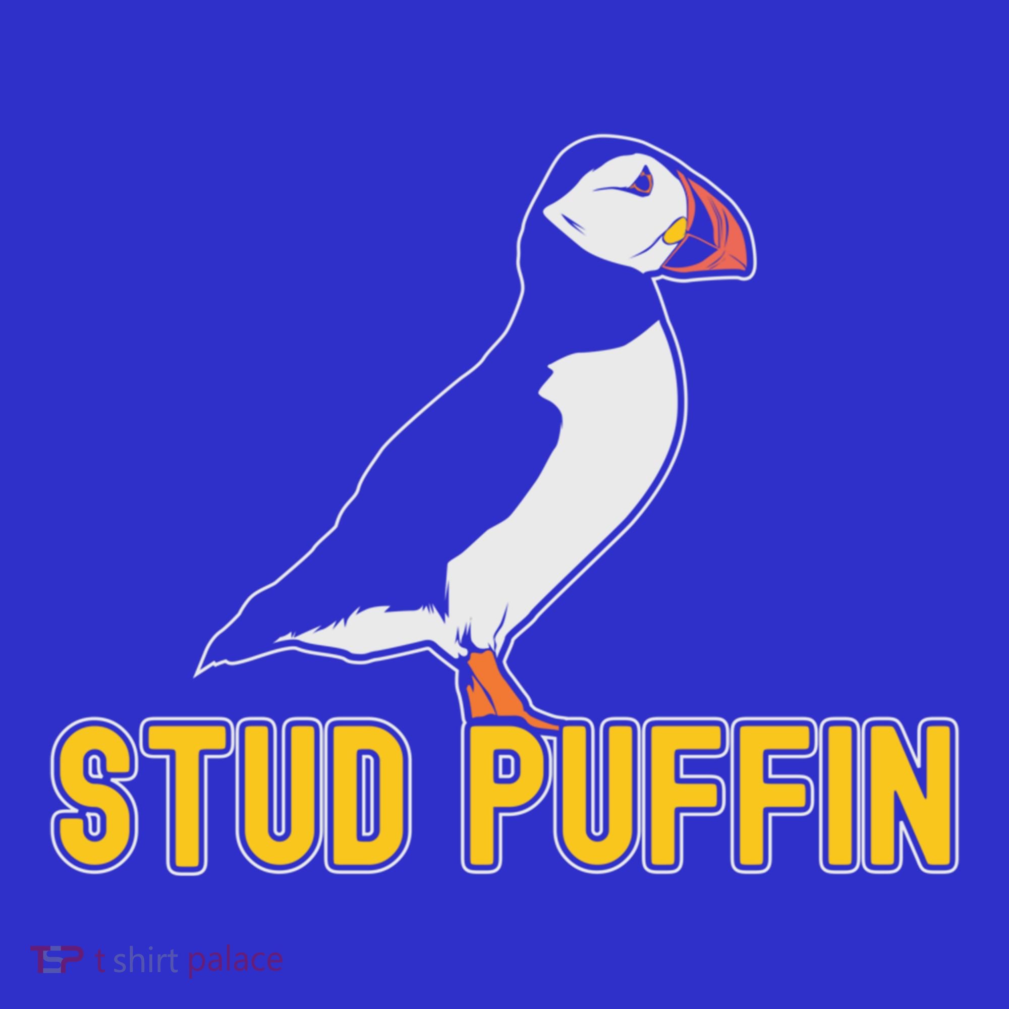 Stud Puffin Birthday Seabird Muffin Arctic Style Animals Cute Gift Polo