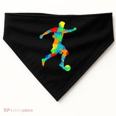Soccer Player Boy USA-Made Doggie Bandana