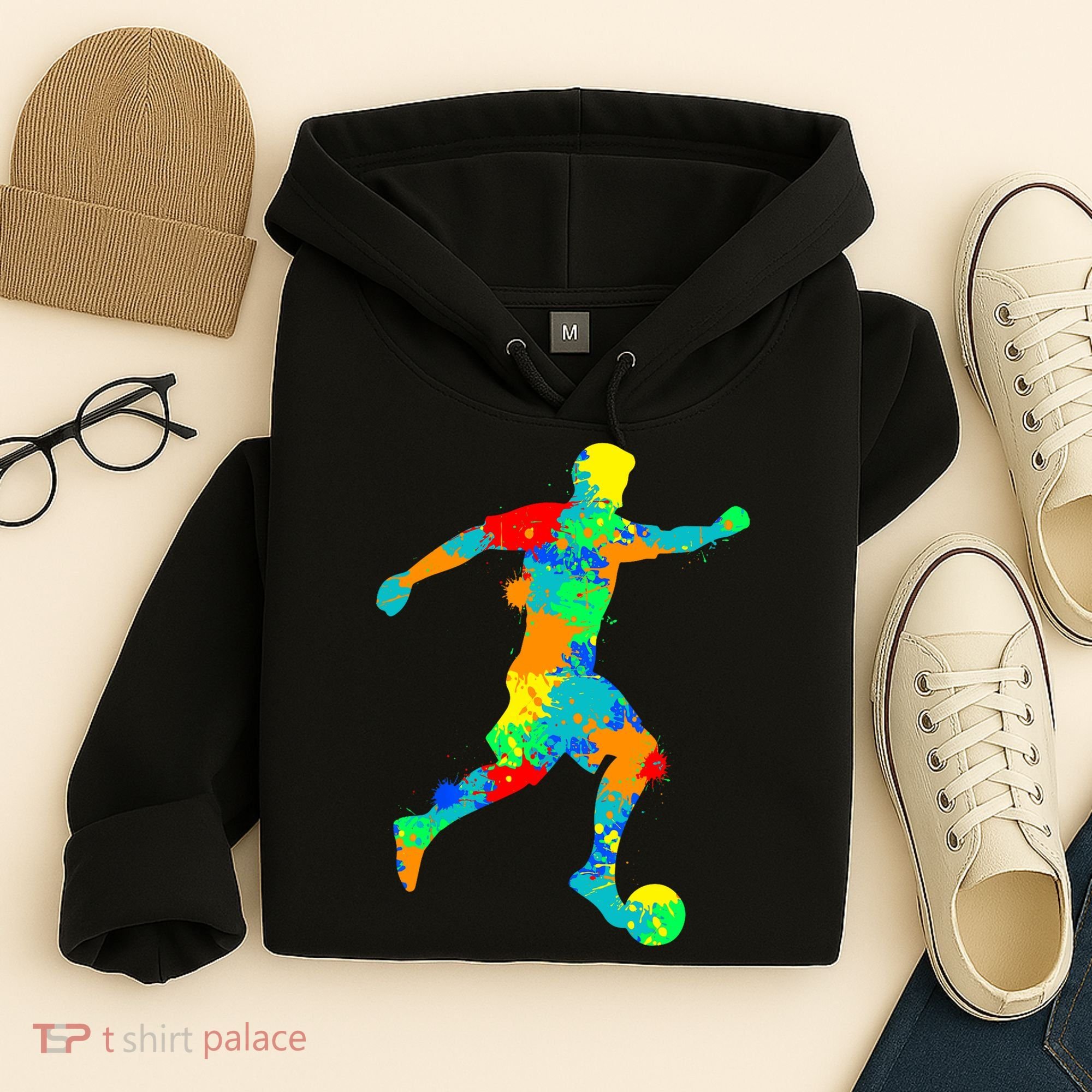 Soccer Player Boy Hoodie