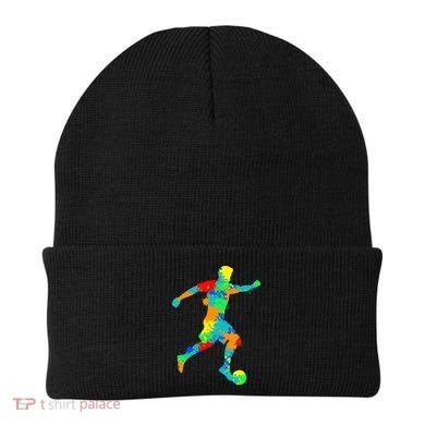 Soccer Player Boy Beanie