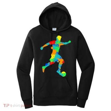 Soccer Player Boy Women's Hoodie