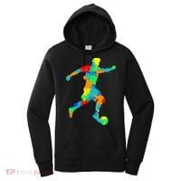 Soccer Player Boy Women's Hoodie thumb 0