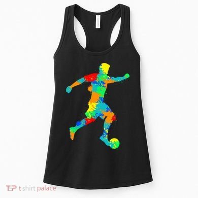 Soccer Player Boy Women's Tank Top
