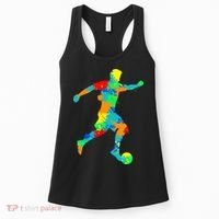 Soccer Player Boy Women's Tank Top thumb 0