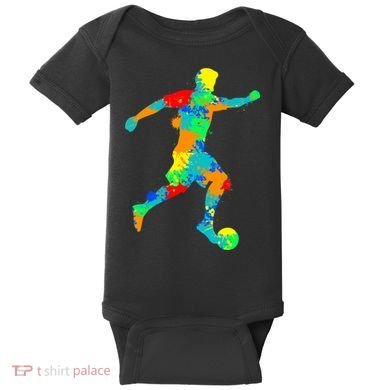 Soccer Player Boy Baby Bodysuit