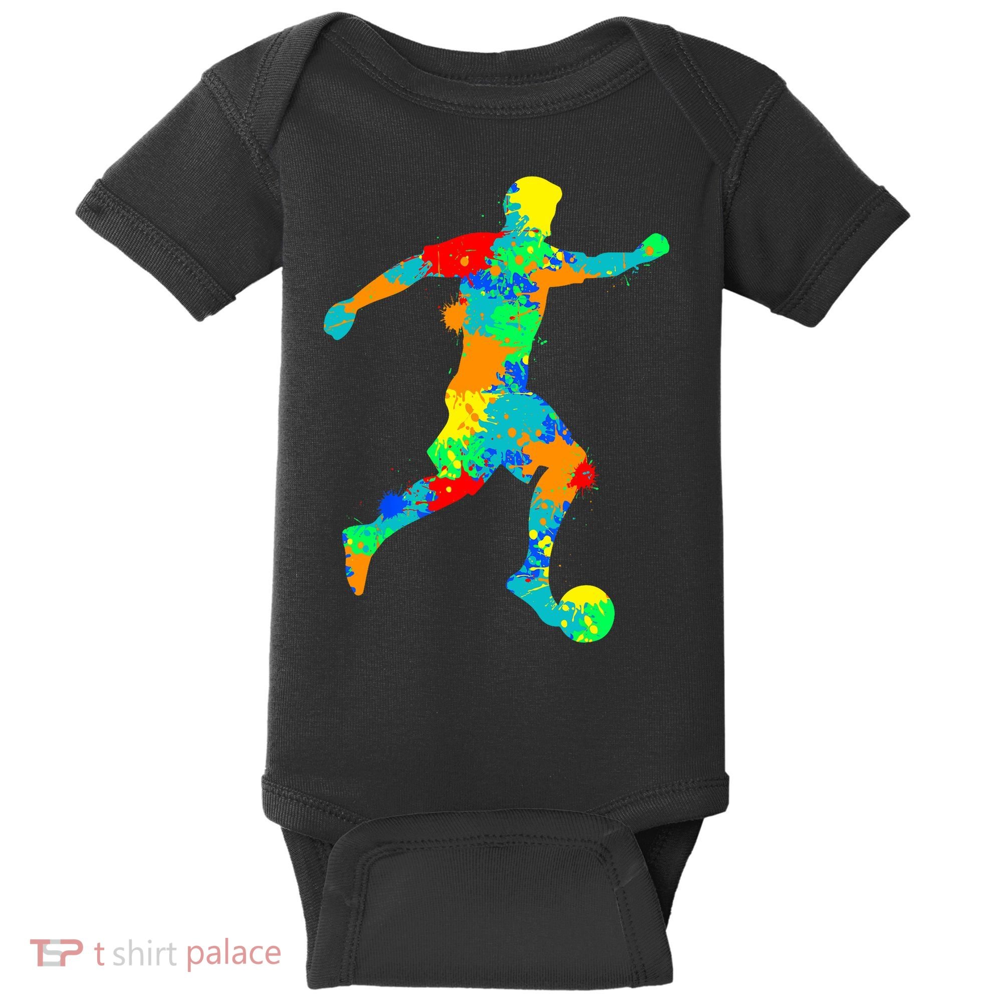 Soccer Player Boy Baby Bodysuit