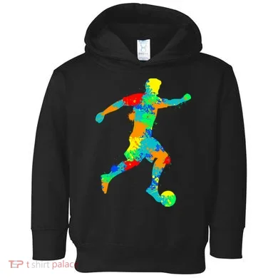Soccer Player Boy Toddler Hoodie