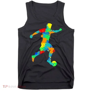 Soccer Player Boy Tank Top