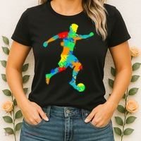 Soccer Player Boy Women's T-Shirt thumb 2