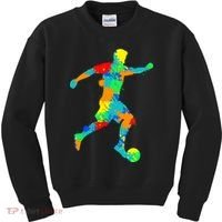 Soccer Player Boy Kids Sweatshirt thumb 0