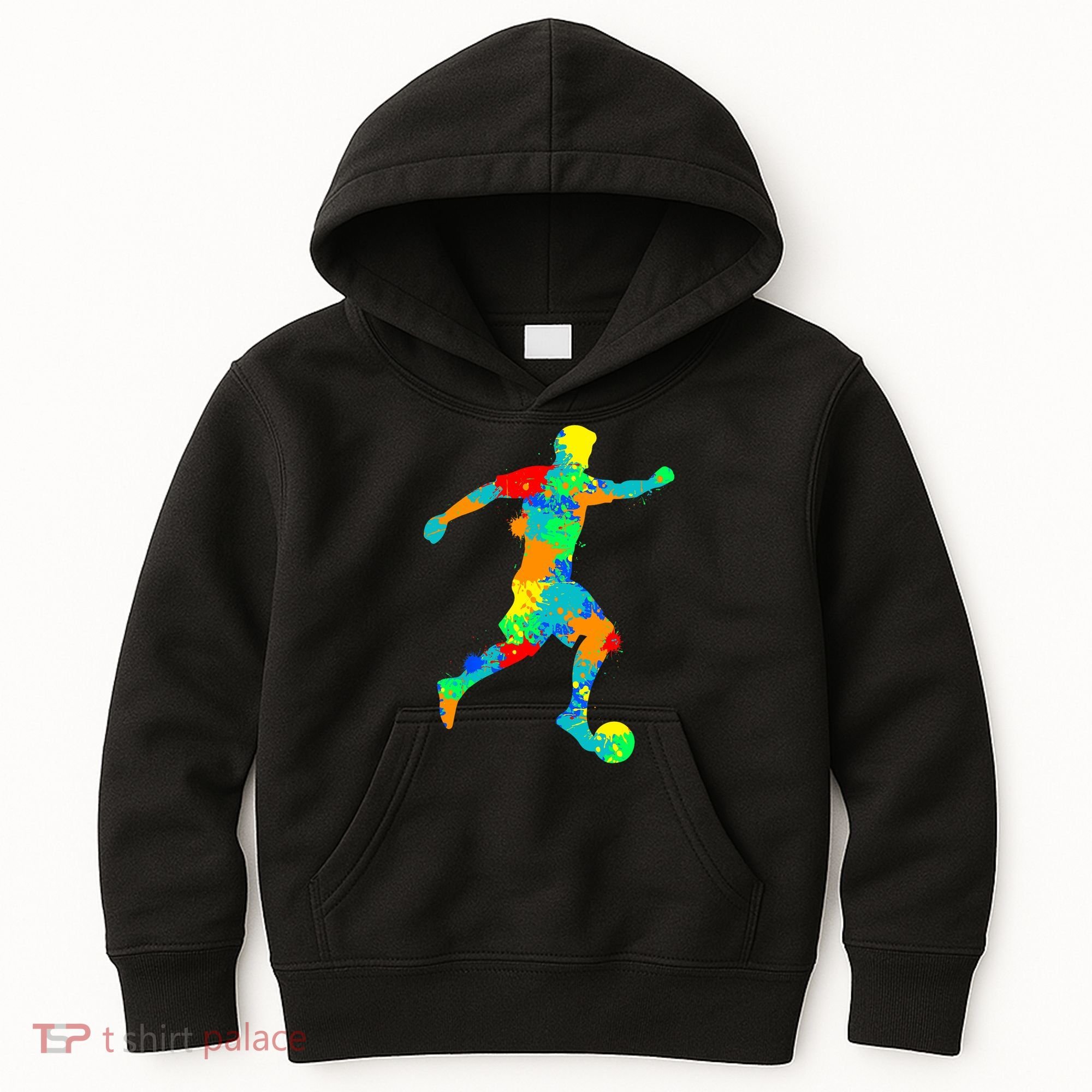 Soccer Player Boy Kids Hoodie