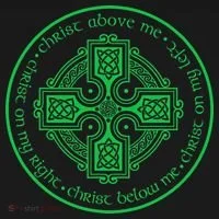 St. Patrick's Breastplate Lorica Prayer Catholic Irish Cross Hoodie thumb 2