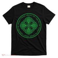 St. Patrick's Breastplate Lorica Prayer Catholic Irish Cross T-Shirt thumb 0
