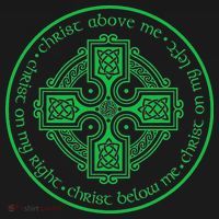 St. Patrick's Breastplate Lorica Prayer Catholic Irish Cross Backpack thumb 2