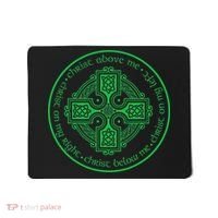 St. Patrick's Breastplate Lorica Prayer Catholic Irish Cross Mousepad thumb 0