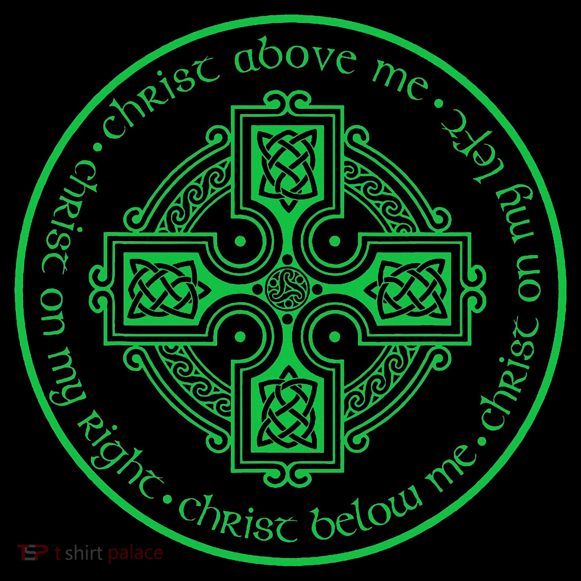 St. Patrick's Breastplate Lorica Prayer Catholic Irish Cross Visor