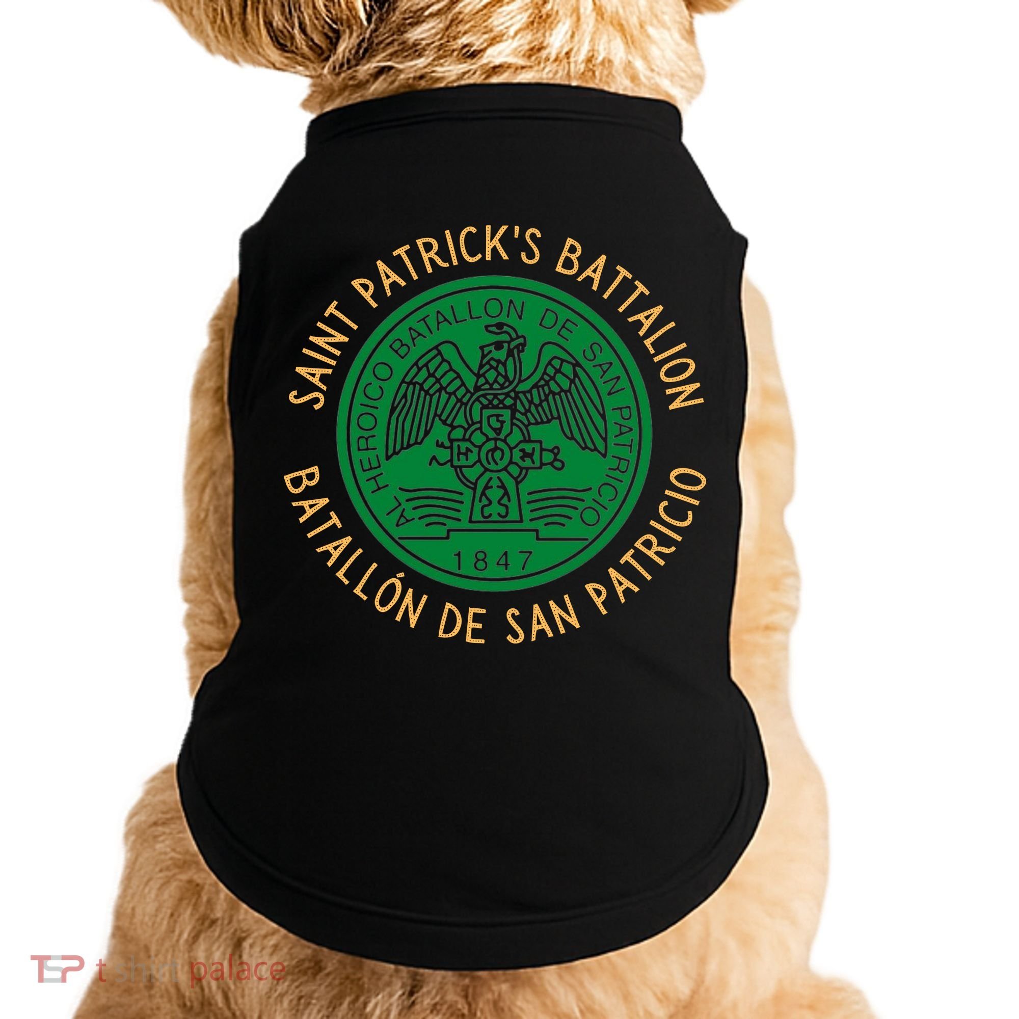 Saint Patrick's Battalion San Patricios Catholic Gift Doggie Tank