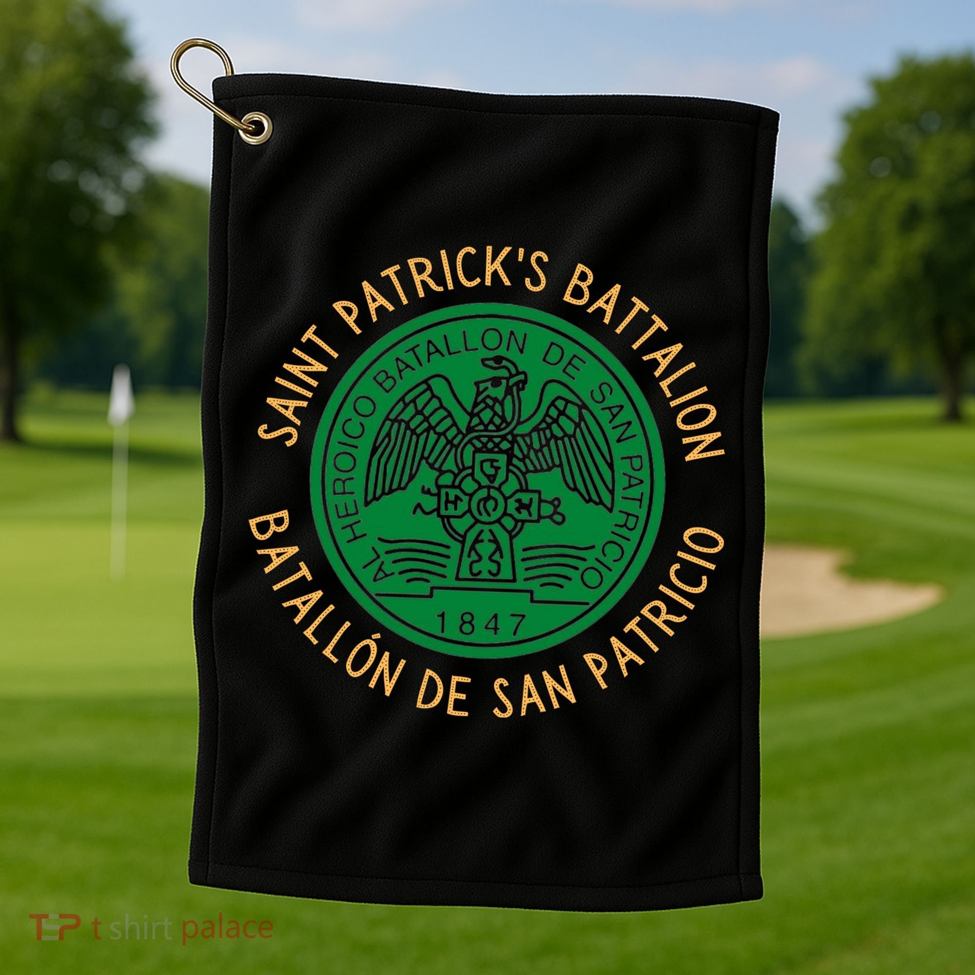 Saint Patrick's Battalion San Patricios Catholic Gift Golf Towel