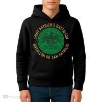 Saint Patrick's Battalion San Patricios Catholic Gift Kids Hoodie thumb 4