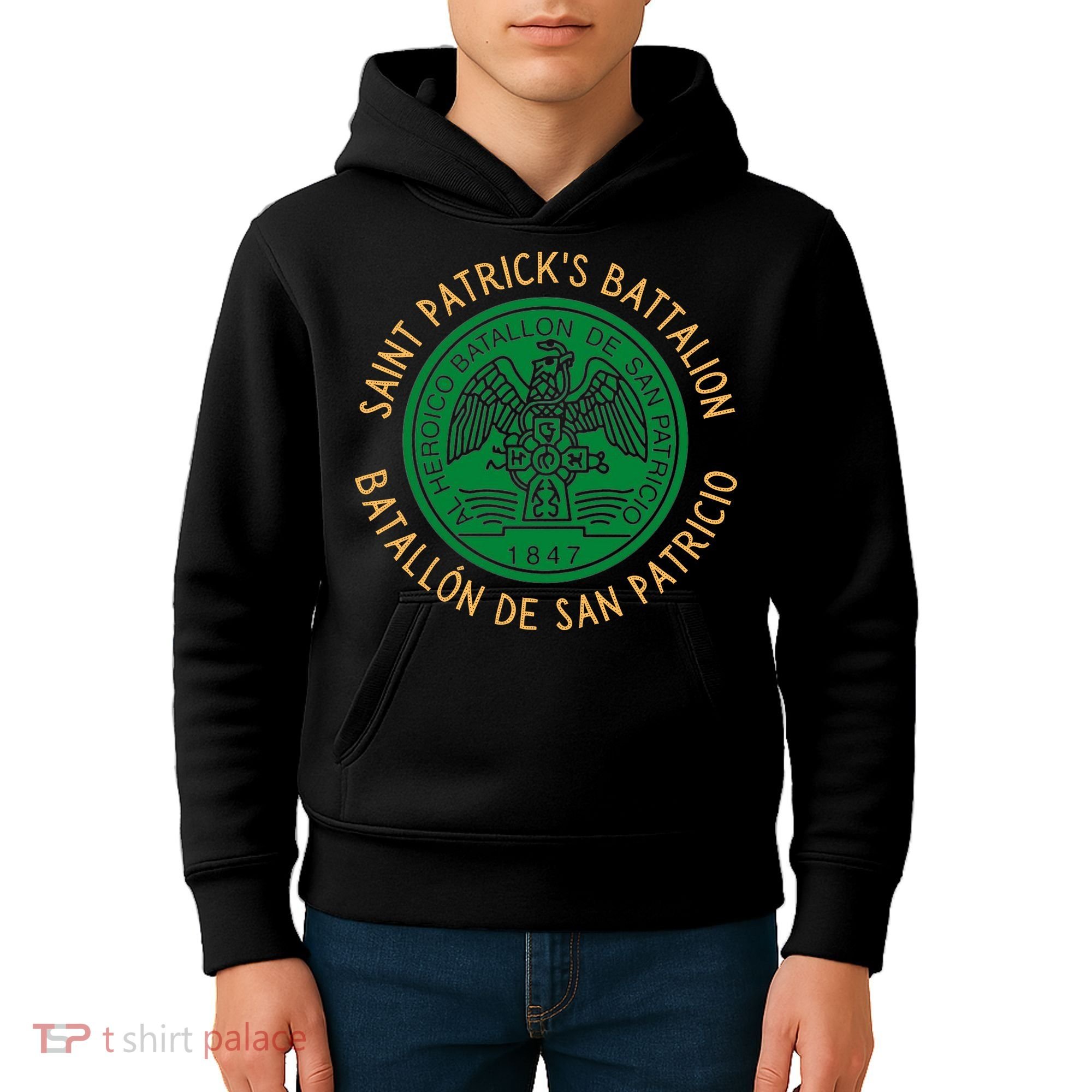 Saint Patrick's Battalion San Patricios Catholic Gift Kids Hoodie