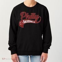 Sporty Philly Baseball Logo Women's Sweatshirt thumb 0