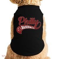 Sporty Philly Baseball Logo Doggie Tank thumb 0