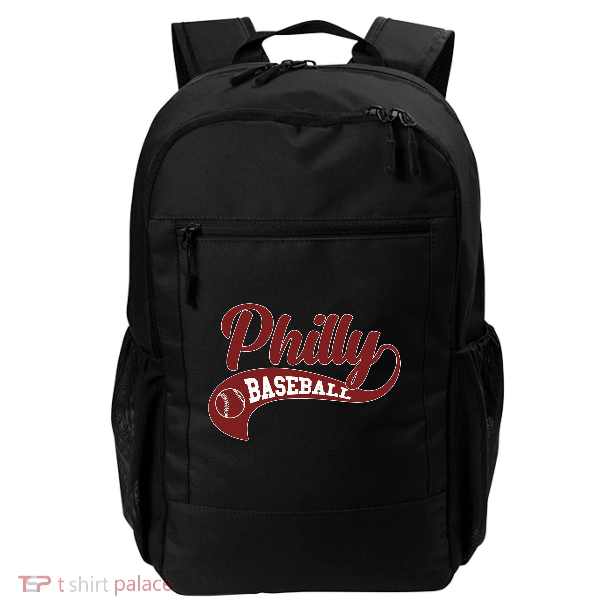 Sporty Philly Baseball Logo Backpack