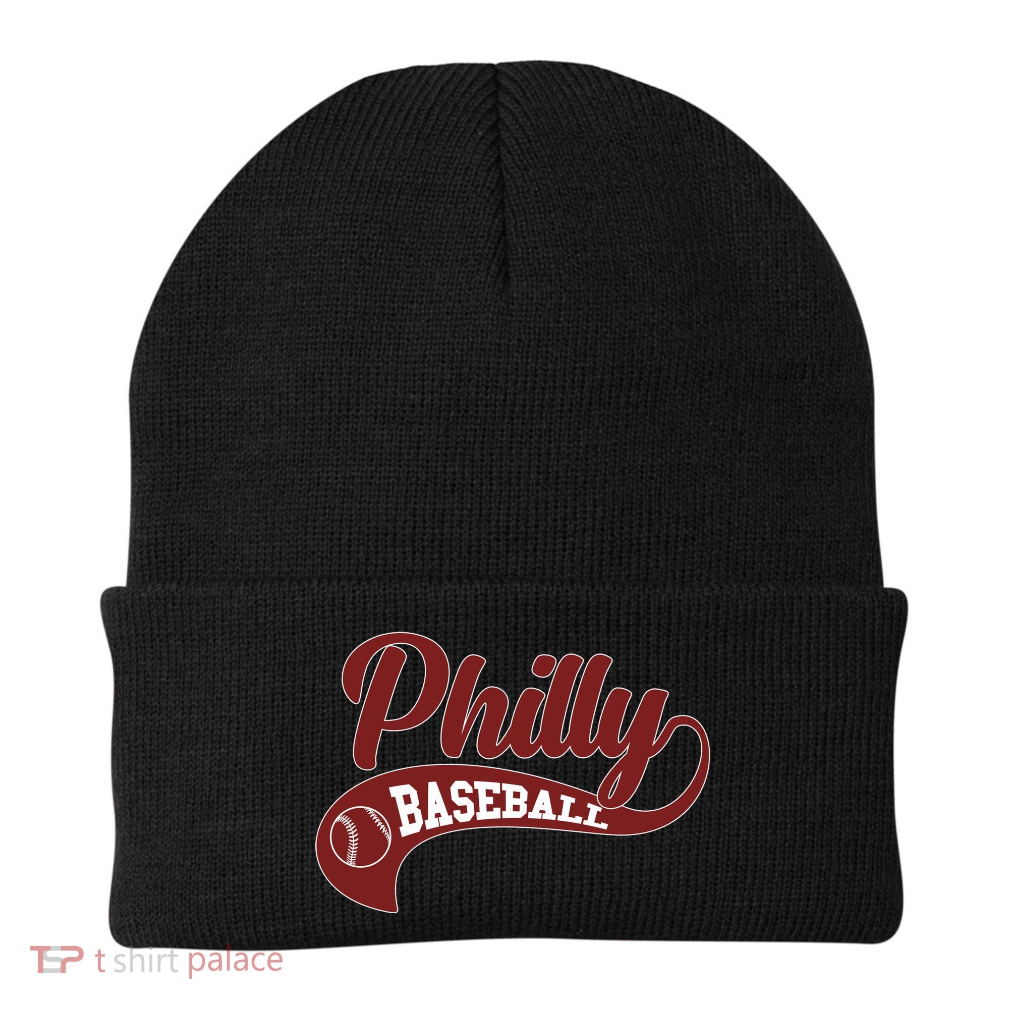 Sporty Philly Baseball Logo Beanie