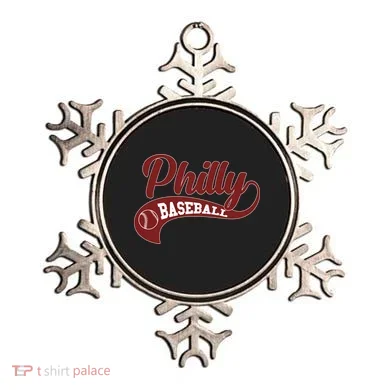 Sporty Philly Baseball Logo Ornament