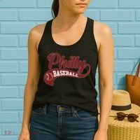 Sporty Philly Baseball Logo Women's Tank Top thumb 2