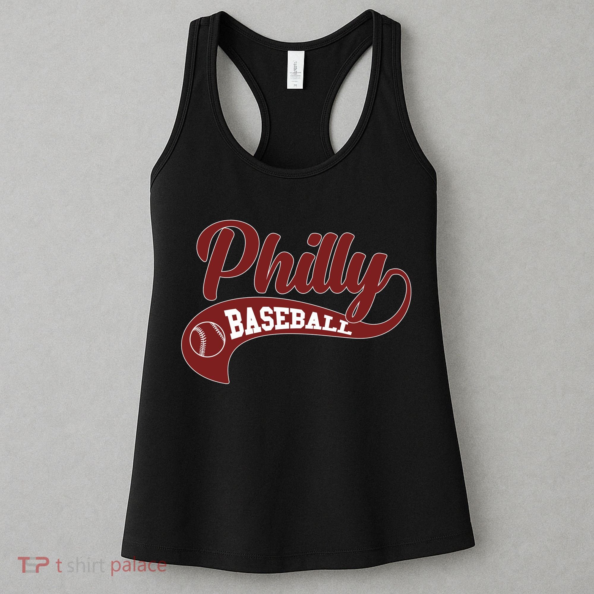 Sporty Philly Baseball Logo Women's Tank Top