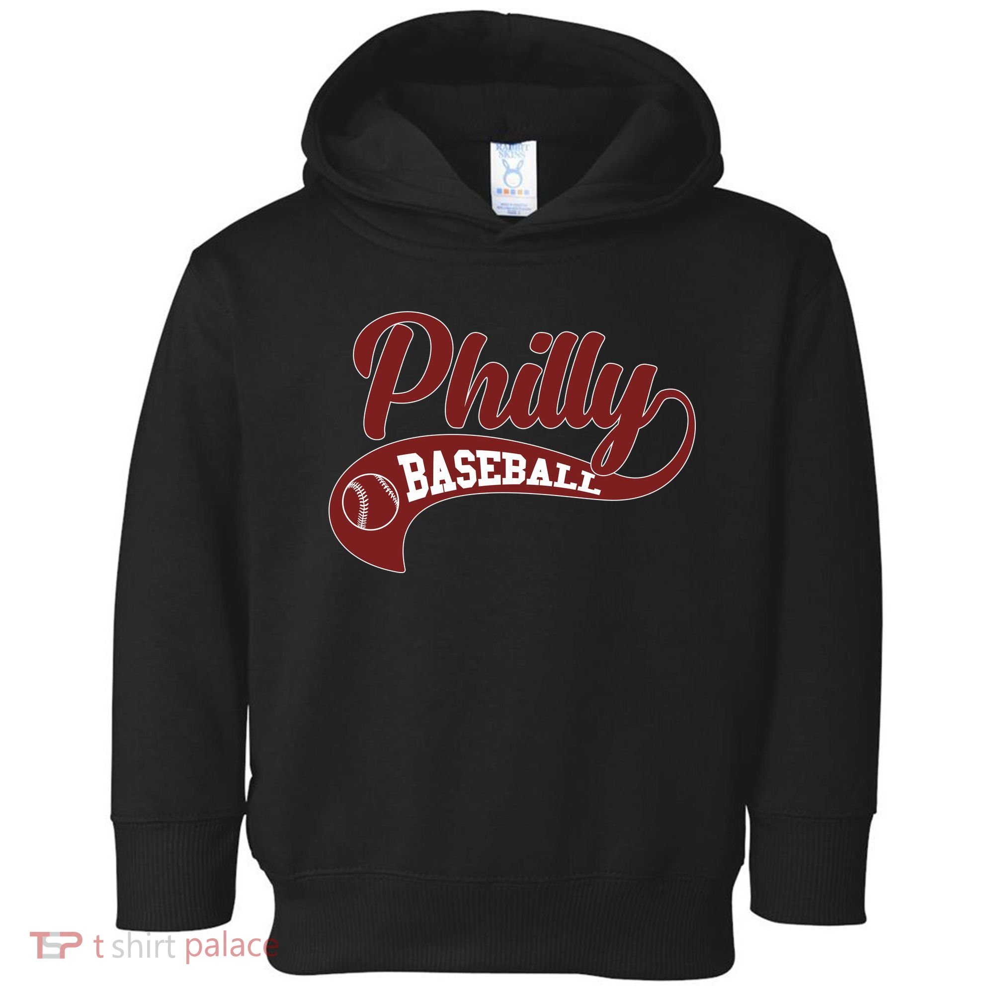 Sporty Philly Baseball Logo Toddler Hoodie